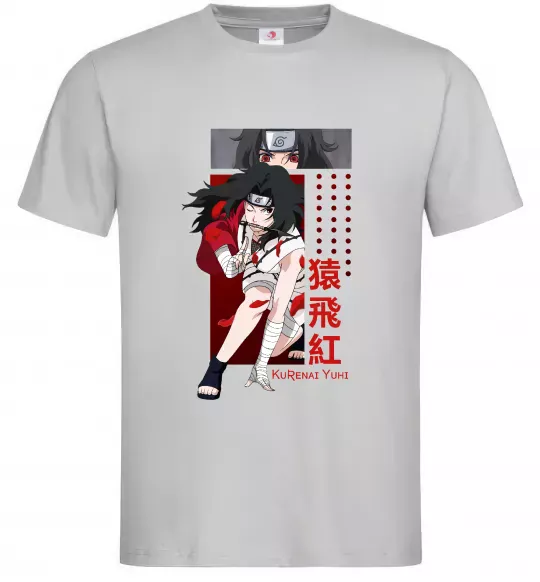 Чоловіча футболка Kurenai Yuhi Сірий фото