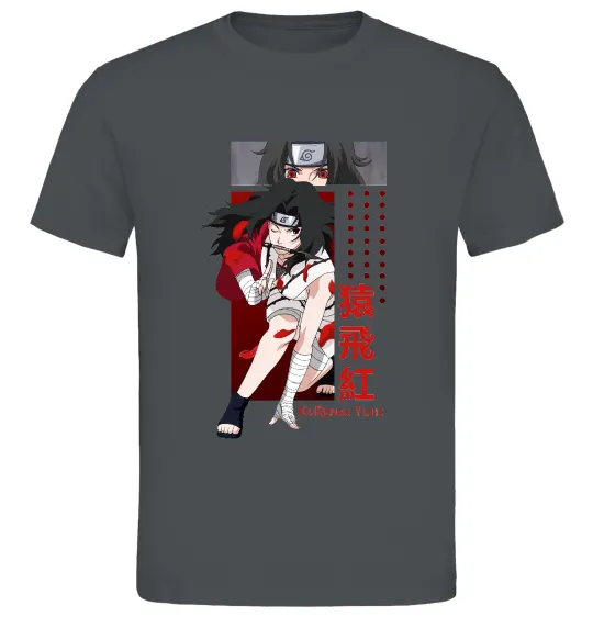 Чоловіча футболка Kurenai Yuhi Графіт фото