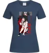 Жіноча футболка Kurenai Yuhi Темно-синій фото