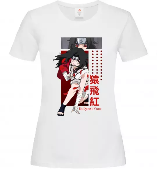 Жіноча футболка Kurenai Yuhi Білий фото