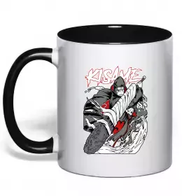 Чашка с цветной ручкой