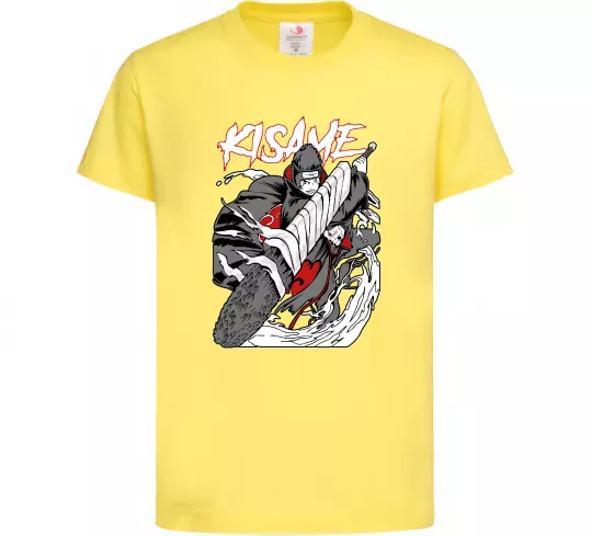 Дитяча футболка Kisame Лимонний фото