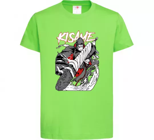 Дитяча футболка Kisame Лаймовий фото