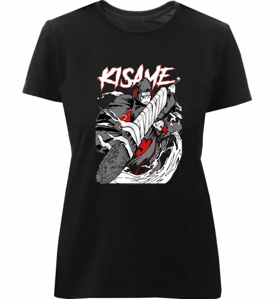 Жіноча преміум футболка Kisame Чорний фото