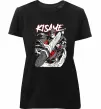 Жіноча преміум футболка Kisame Чорний фото
