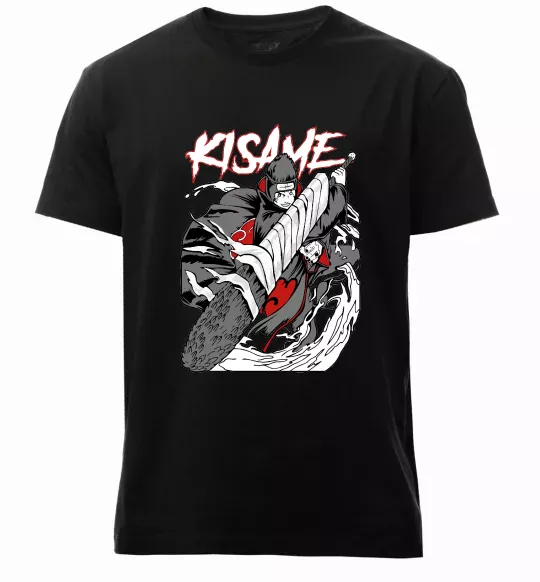 Мужская премиум футболка Kisame Черный фото