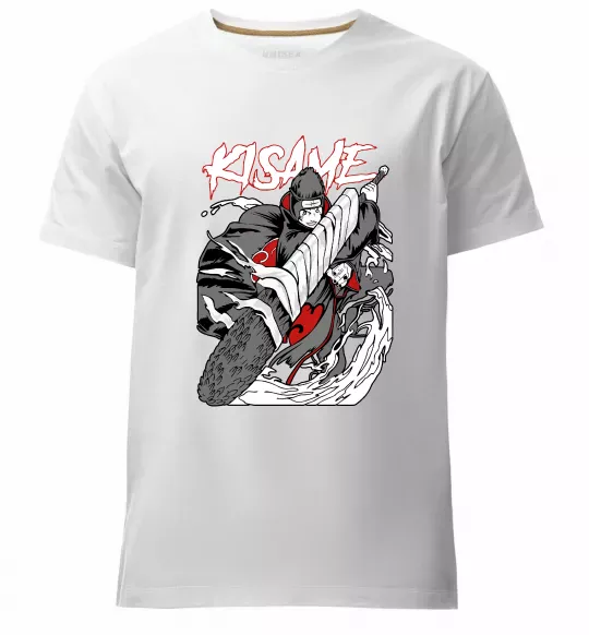 Мужская премиум футболка Kisame Белый фото