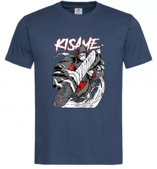 Мужская футболка Kisame Темно-синий фото