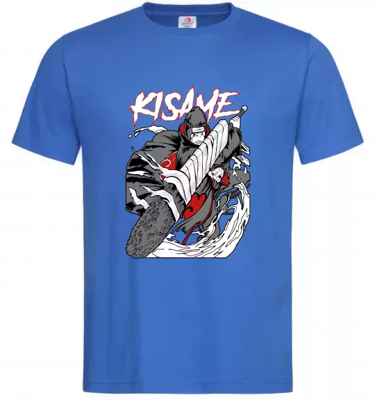 Мужская футболка Kisame Ярко-синий фото