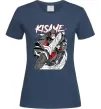 Жіноча футболка Kisame Темно-синій фото