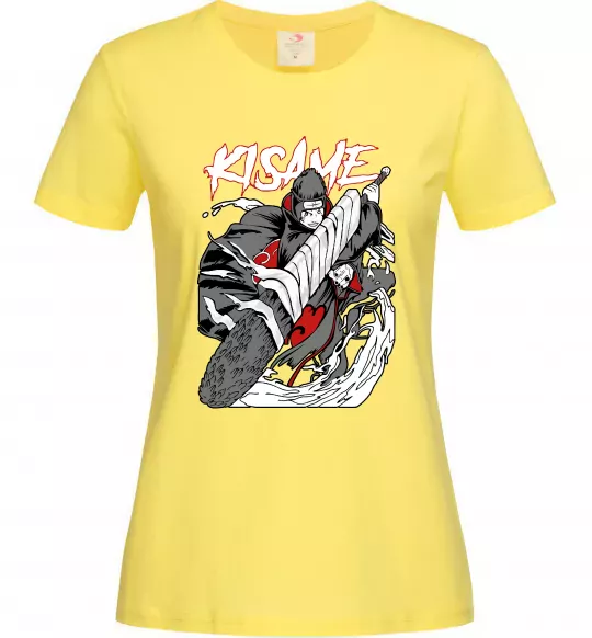 Жіноча футболка Kisame Лимонний фото
