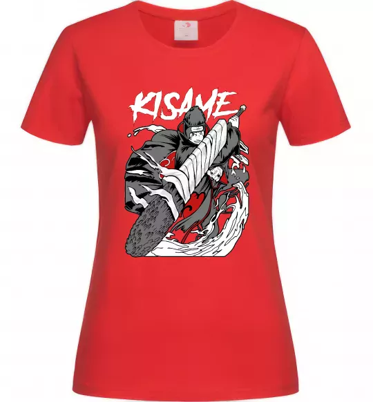 Жіноча футболка Kisame Червоний фото