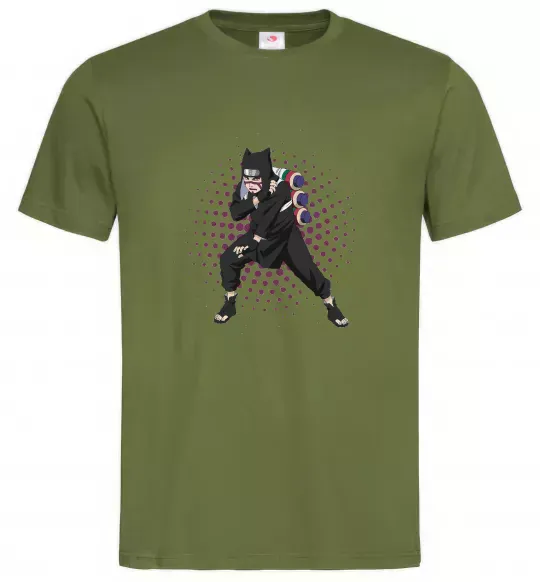 Чоловіча футболка Kankuro Оливковий фото