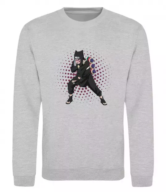 Свитшот Kankuro Серый меланж фото