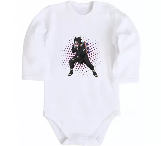 Дитячий бодік Kankuro Білий фото