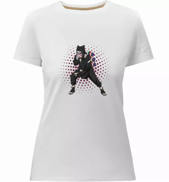 Жіноча преміум футболка Kankuro Білий фото