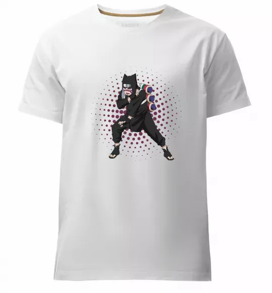 Чоловіча преміум футболка Kankuro Білий фото