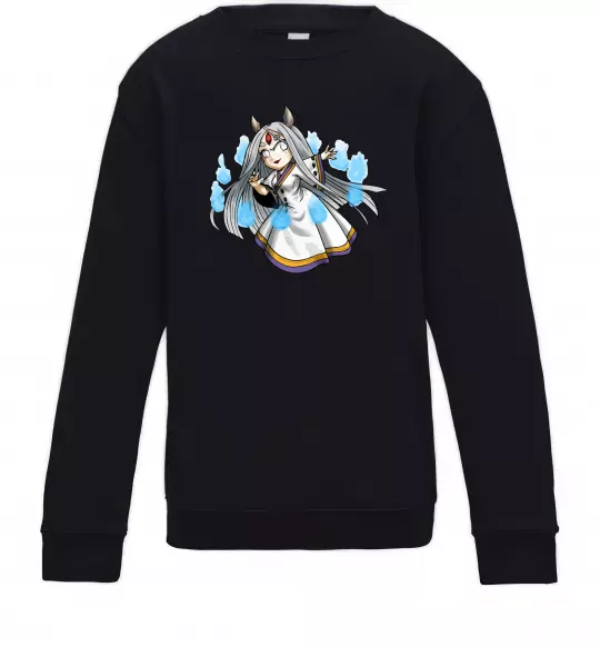 Детский Свитшот Kaguya Черный фото