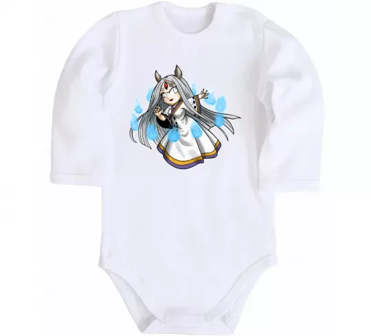 Дитячий бодік Kaguya Білий фото