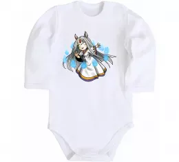 Детский боди Kaguya Белый фото