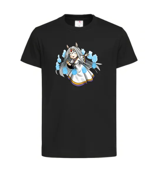Дитяча футболка Kaguya Чорний фото