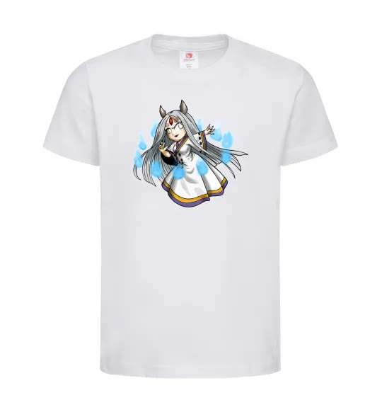 Дитяча футболка Kaguya Білий фото