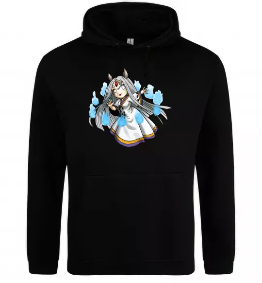 Женская толстовка (худи) Kaguya Черный фото