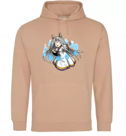 Женская толстовка (худи) Kaguya Песочный фото