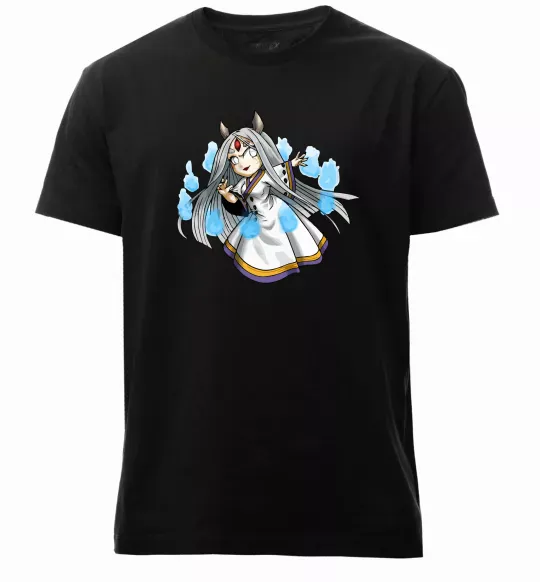 Чоловіча преміум футболка Kaguya Чорний фото