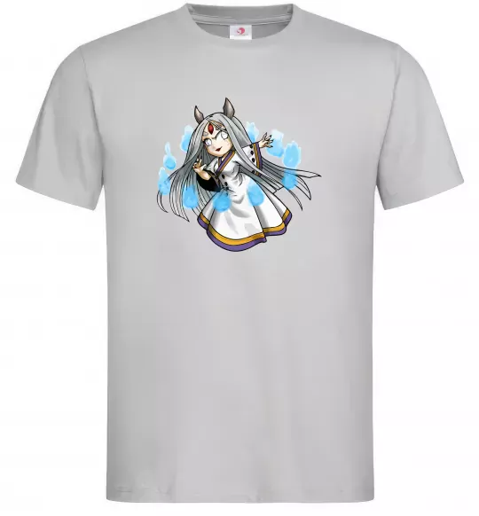 Чоловіча футболка Kaguya Сірий фото