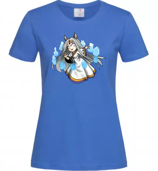 Женская футболка Kaguya Ярко-синий фото