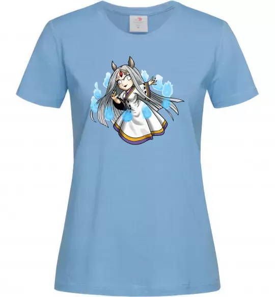 Женская футболка Kaguya Голубой фото