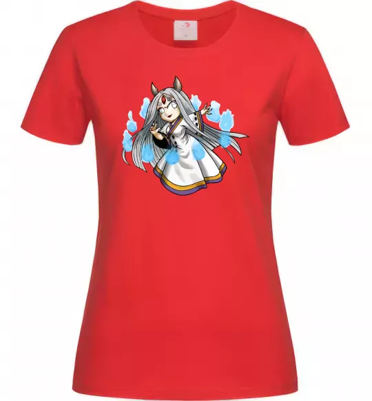 Женская футболка Kaguya Красный фото