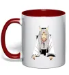 Чашка с цветной ручкой Kaguya Otsutsuki Красный Чашка с цветной ручкой Kaguya Otsutsuki Красный фото
