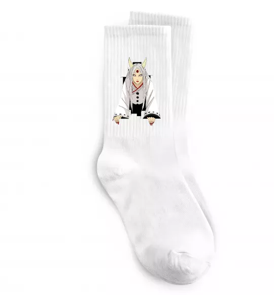 Шкарпетки Kaguya Otsutsuki Білий фото