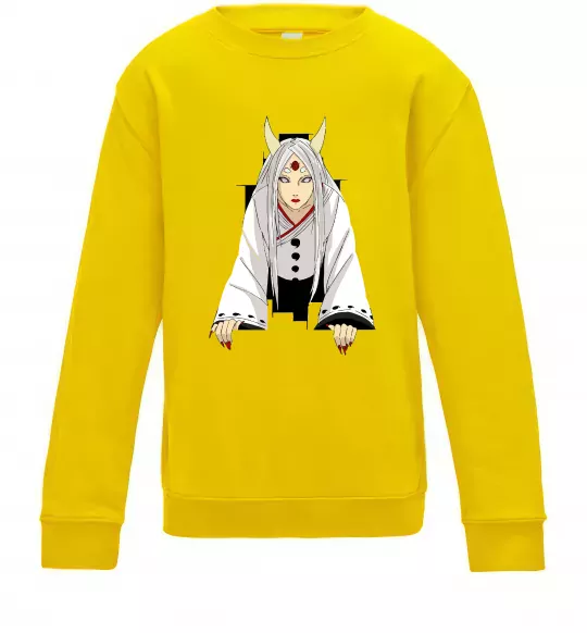 Дитячий світшот Kaguya Otsutsuki Сонячно жовтий фото