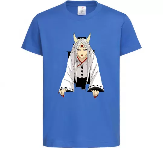 Дитяча футболка Kaguya Otsutsuki Яскраво-синій фото