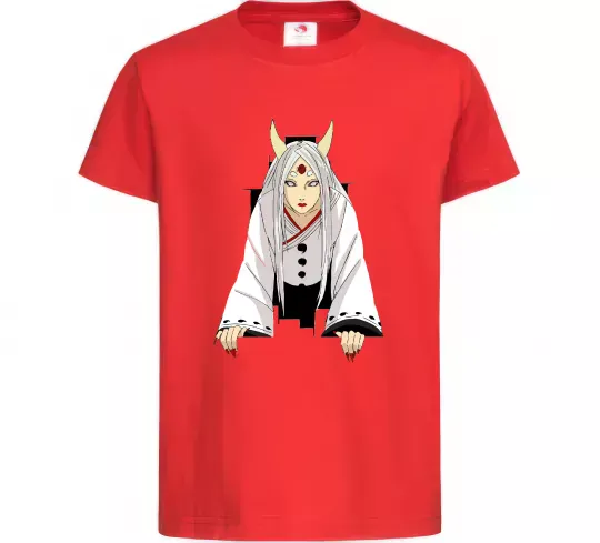 Дитяча футболка Kaguya Otsutsuki Червоний фото