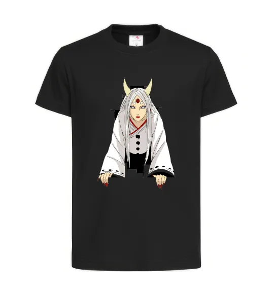 Дитяча футболка Kaguya Otsutsuki Чорний фото