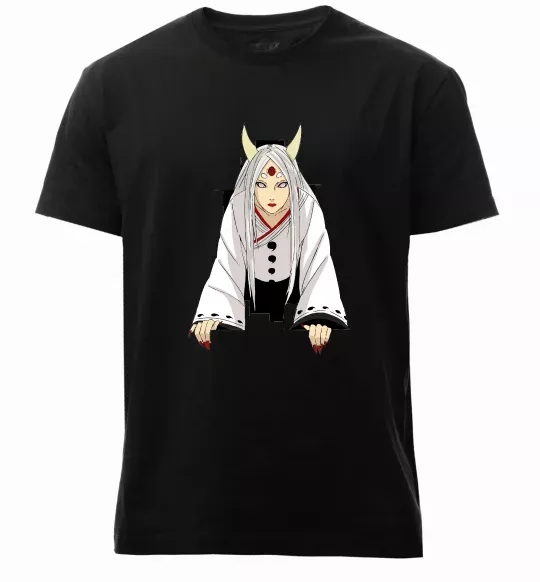 Чоловіча преміум футболка Kaguya Otsutsuki Чорний фото