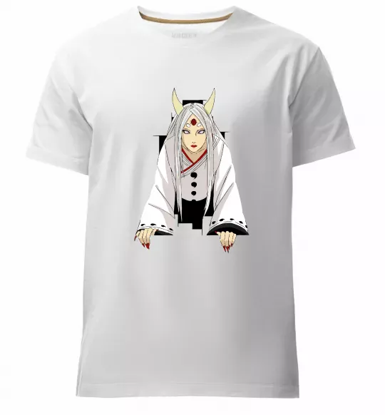 Чоловіча преміум футболка Kaguya Otsutsuki Білий фото