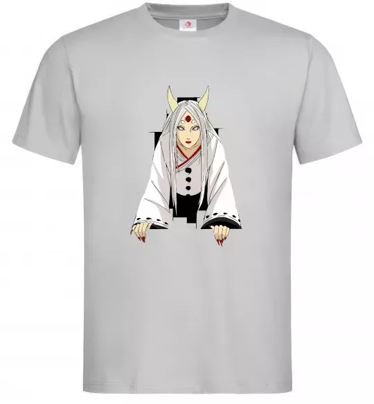 Чоловіча футболка Kaguya Otsutsuki Сірий фото