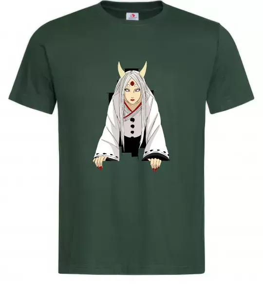 Чоловіча футболка Kaguya Otsutsuki Темно-зелений фото