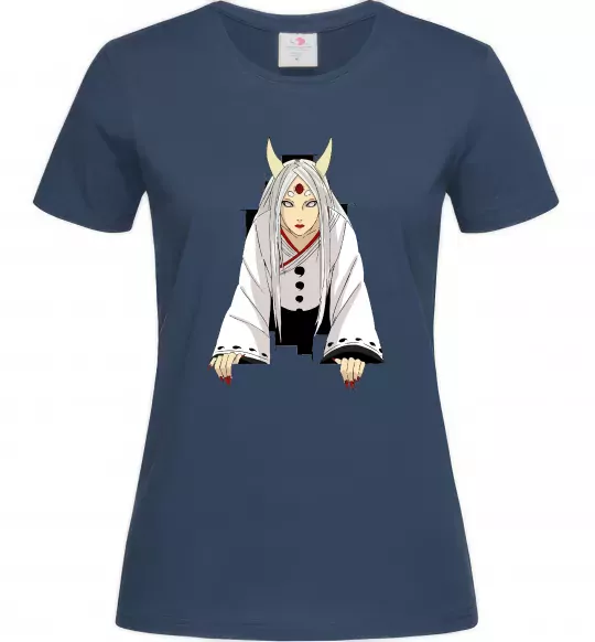 Жіноча футболка Kaguya Otsutsuki Темно-синій фото