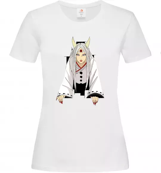 Жіноча футболка Kaguya Otsutsuki Білий фото