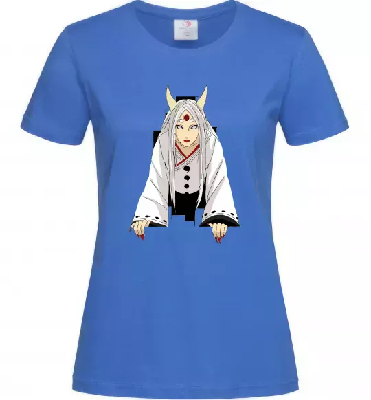 Жіноча футболка Kaguya Otsutsuki Яскраво-синій фото