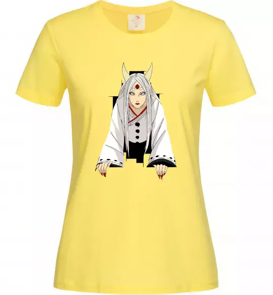 Жіноча футболка Kaguya Otsutsuki Лимонний фото