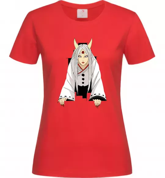 Жіноча футболка Kaguya Otsutsuki Червоний фото