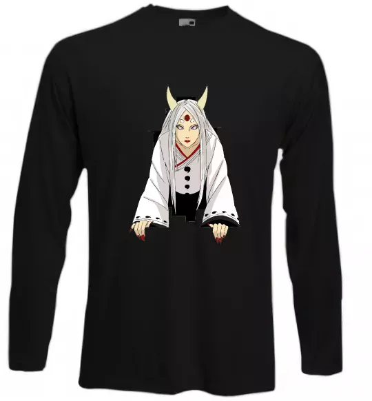 Лонгслів Kaguya Otsutsuki Чорний фото