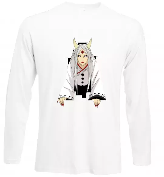 Лонгслів Kaguya Otsutsuki Білий фото